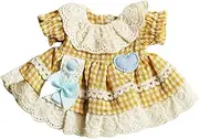 GARENDE Dress Up Kit for 4.72 Inch Stuffed Animal, Learning Activity, Yellow Grid