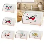 Roll Bread Box Large Capacity Bread Bin Holder for Cookies