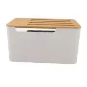 Router Storage Box Bamboo And Wood Hub Wireless Wifi TV Set-top Box Optical C