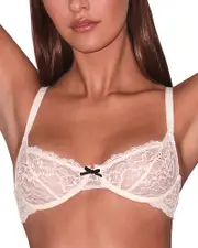 Fleur du Mal Bianca Lace Balconette Bra