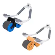 Ab Plank Abdominal Roller Wheel Core Trainer Elbow Support Automatic Rebound
