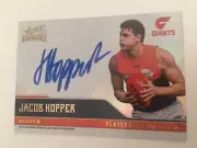 Dominance 2020 Select Jacob Hopper GWS Giants Player Ink Signature #003