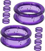 Silicone Shear Grips for Hair Scissors 10 Pack Grooming Shears Inserts Finger Protector Ring for Barbers and Stylists