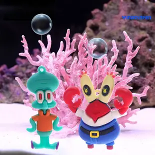 [萌寵屋]魚缸漂浮造景擺件 海綿寶寶卡通漂浮吊飾魚缸潛水員（頻道）
