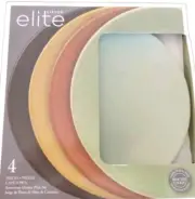 Gibson Elite Capetown 4 Piece 10.25 Inch Stoneware Dinner Plate Set