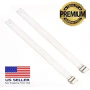 2x Germicidal UV Light Bulbs 18W Watt 2G11 Base for Aquarium UVC Sterilizer
