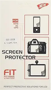 Wakashodo 503-0008 LCD Protective Film Seal for Nikon COOLPIX S33 Digital Cameras (Transparent Type)