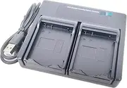USB Dual Battery Charger for Nikon EN-EL14a EN-EL14 ENEL14 MH-24 D3300 D3400 D5300 D5500 D5600 D3200 D5200 D5100 DF Coolpix P7000 P7100 P7700 P7800 Camera