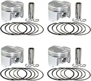4Sets Motorcycle 55 55.25 55.50 55.75 56 mm Piston Rings Kit For CB400 CB-1 VTEC CB400SF NC31 CBR400 CBR23 VFR400 VFR(55.75mm)