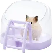 Sand Bath for Small Animals Sand Bath Storage Hamster Bath Tub for Small Animals Non Slip Sandbox Hamster Sand Box Hamster Sand Box Hamster Tray