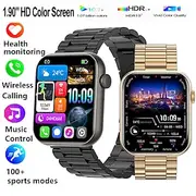 iMosi HW92 Smart Watch 1.9 inch Smartwatch Fitness Running Watch Bluetooth Pedometer Call Reminder Sleep Tracker Compatible with Android iOS Women Men Hands-Fr