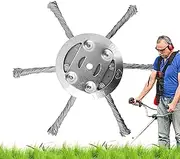 String Trimmer Head,Grass Trimmer Brush Head | Wire Brush Cutter Trimmer Head for Gardens, Lawns, Paving Stones, Sidewalk Joints, Driveways