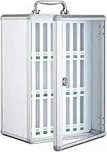 School Cell Phone Cabinet Student Mobile Phone Storage Box With Lock Conference Room Mobile Phone Locker Wall-mounted Mobile Phone Cabinet(24 grids)