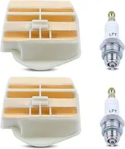 [AUMEL] Air Filter Spark Plug Kit for Husqvarna 445 445E 450 450E Jonsered 2250 2245 Chainsaw Replace 544080802.