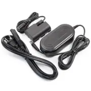 AC Adapter & DC Coupler for Canon ACKE6 ACK-E6 EOS 7D camera 60D AC-E6 8.1V 2A