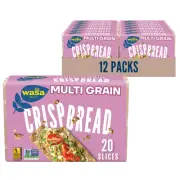 Wasa Multi Grain Crispbread, 9.7 oz (Pack of 12), Multigrain Crackers, Non-GM...