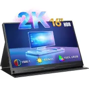 UUPERFECT 16 Inch 2K 2560x1600 Portable Monitor Gaming Monitor PC Screen HDMI