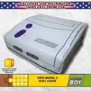 Super Nintendo SNES Model 2 System Console System Dust Cover Vinyl
