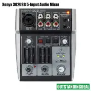Xenyx 302USB Audio Mixer Original Mixing Console Mic Preamp USB/Audio Interface
