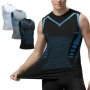 Shaperluv - Shaperluv Male Shaper Tank, Chest Gynecomastia Compression Tank Top