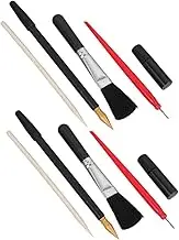 HOODANCOS 10pcs Scratch Painting Tools Scratching Art Tool Drawing Pens for Artists Sticks for Painting Drawing Scraping Pens Metal