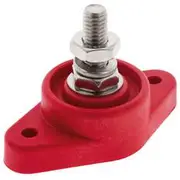 Jaylec 3/8" Power Distribution Post, Pack of 5 - Red, BP3081R-5