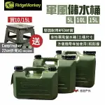 【英國 RIDGEMONKEY】儲水桶 水桶 5L/10L/15L 居家 鹿營 登山 悠遊戶外