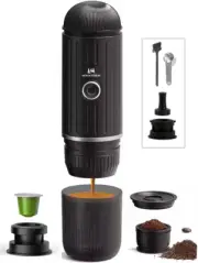 Portable Espresso Coffee Maker Electric Expresso Maker Self Heating Battery Powe