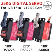 RC 25KG Waterproof Servo Metal Gear for 1/8 1/12 RC Cars Crawler Buggy Robots