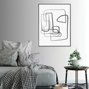 Abstract Line Canvas Wall Art
