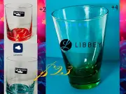 2230 Vintage Libbey Emerald Green Water Glass Tumbler (4) + 2 LEONARDO.