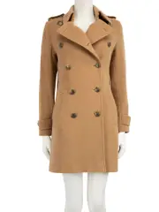 Camel Hair Double Breasted Coat