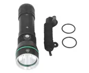 Mini LED Flashlights USB Rechargeable Small Keychain Flashlight , Portable Pocket Flash Light—Transparent White