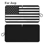 For 07-16 Jeep Compass Car Windshield Sun Shade US Flag Heat Block Accessories (for: Jeep)
