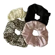 Width 6cm 100% Natural Mulberry Silk scrunchies hair ring tie less friction NB16