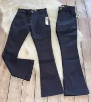 NWT Old Navy uniform pants bootcut size 7slim