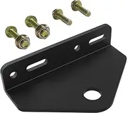Foozet Zero Turn Hitch - Steel Lawn Mower Hitch, 3/16'' Thick and Heavy Duty Steel Zero Turn Mower Accessories, Including Installation Hardware (Black)