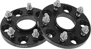 X AUTOHAUX 2 Pcs 5x114.3mm Wheel Spacers 64.1mm M12x1.5mm Hubcentric Wheel Spacer Forged Wheel Spacers for Honda CR-V 1997-2014 for Honda Odyssey 1995-2004