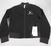 Lululemon Jacket Womens 6 Black National Channel Team Logo Non Stop Bomber NWT