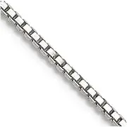 [JewelryWeb] 925 Sterling Silver 1.10mm Box Chain Necklace Jewelry Gifts for Women - Length Options: 41 46 51 56 61 66 71 76 91