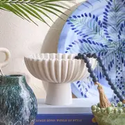 Tide Footed Decorative Bowl [MUSHTIDEBW25]