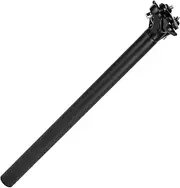X AUTOHAUX 1 Pc Universal Bike Seat Posts Adjustable Angle 28.6x400mm Bike Saddle Post Seat Tube Black Aluminum Alloy