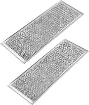 W10575379 Silver Range Hood Filter Fit For Whirlpool 5.5 x 11.63 x 0.09 Inches Range Hood Filter Replace W11190170 PS12348830 AP6286723 2-Pack