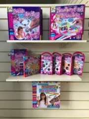 KIDS CREATE BEADED SETS/JEWELLERY/BRACELET/KEYRING/BANGLE/HEADBANDS (JOB LOT) 1