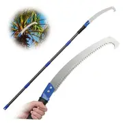 7.5FT Extension Pole Saw for Tree Trimming-Manual Tree Branches Pruner 7.5ft