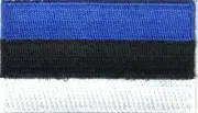 ESTONIA FLAG Iron On Patch 21/2"