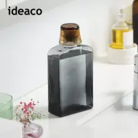 在飛比找博客來優惠-【日本ideaco】復古風漱口水用玻璃空瓶(附漱口杯)-40