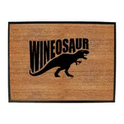 Alcohol Animal Wineosaur Dinosaur - Funny Novelty Doormat Man Cave Floor mat