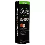 The Natural Dentist Charcoal Whitening Toothpaste - Fluoride Free Cocomint 5 oz