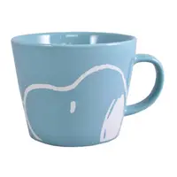 在飛比找momo購物網優惠-【大西賢製販】SNOOPY史努比 經典陶瓷馬克杯 大臉 淺藍